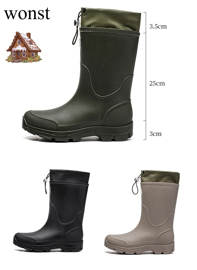 Fishing Equipment Basic - Stivali da pioggia invernali per la