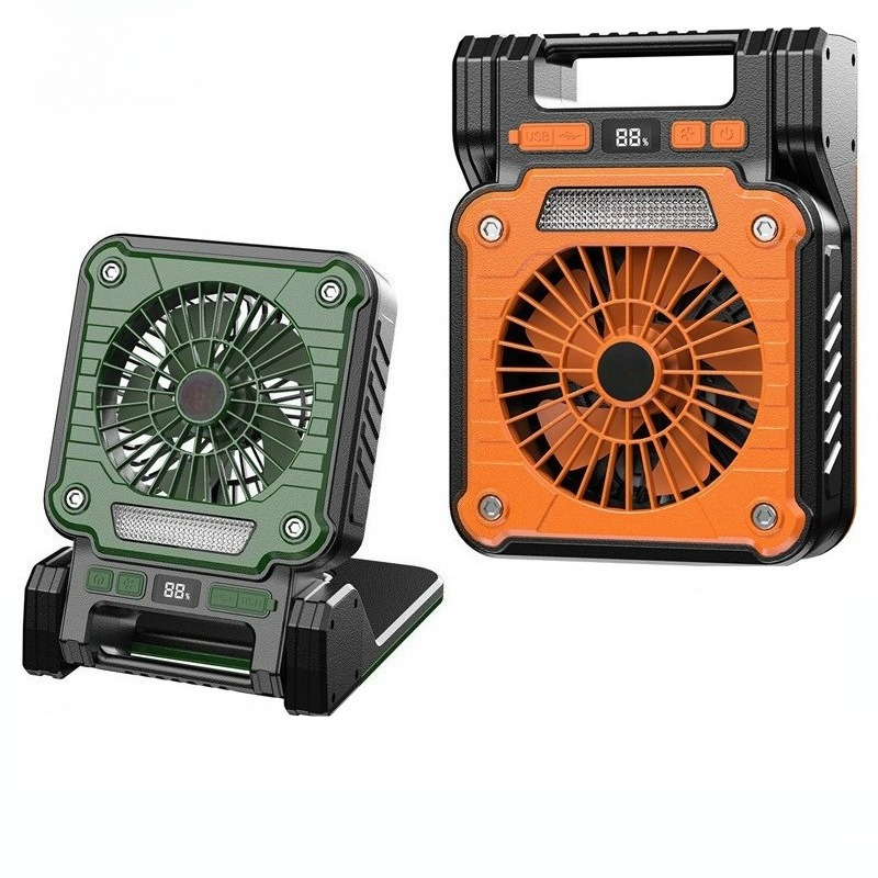 Fishing Equipment Basic - Ventilatore da tenda portatile ricaricabile a