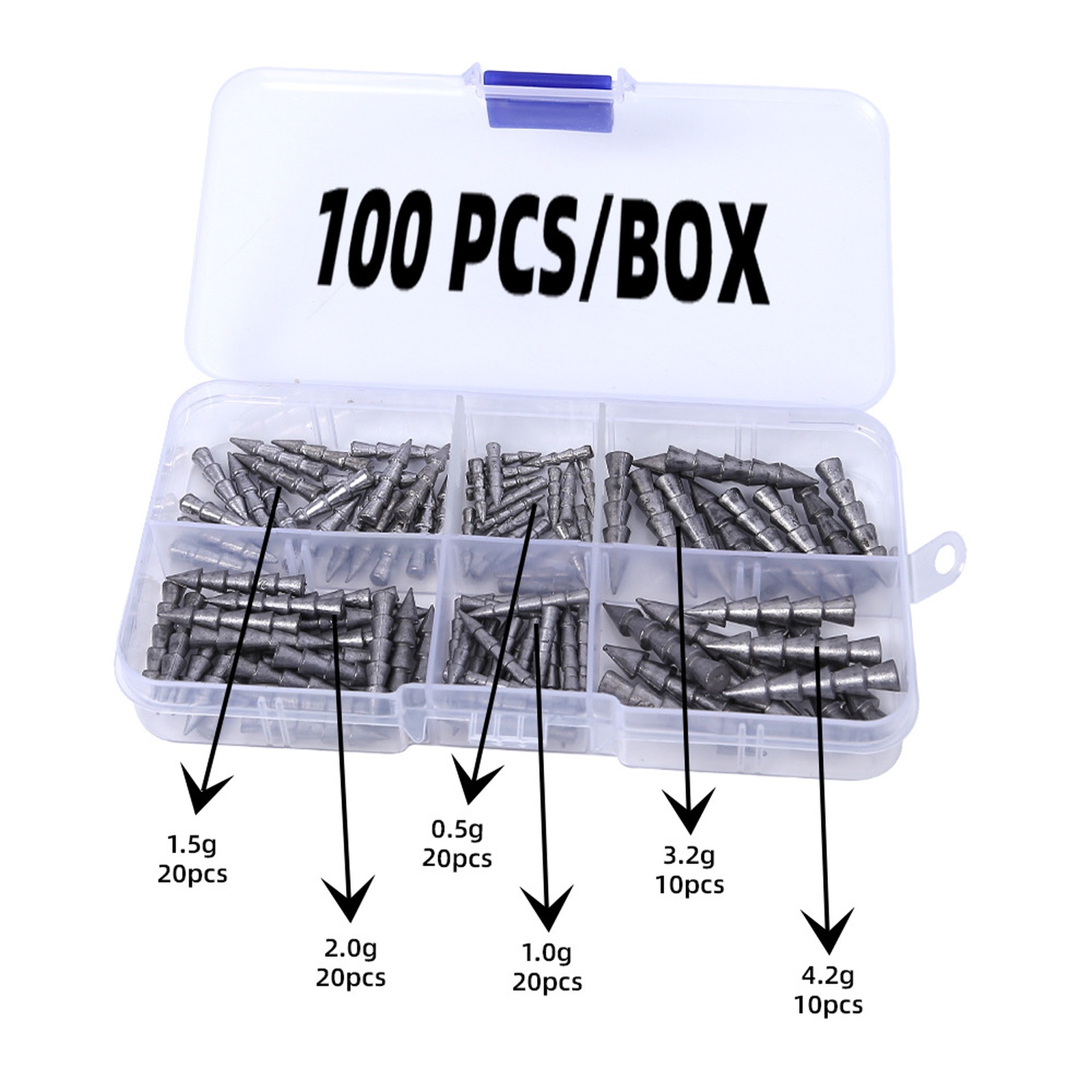 Tungsten Sinkers - Pesi in tungsteno per uncinetti da