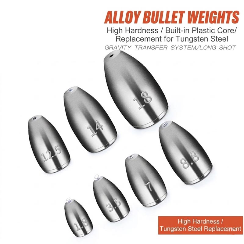 Tungsten Sinkers - Pesi a proiettile in lega senza
